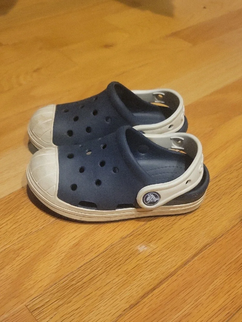 CROCS Kids Bump It Navy Clogs | 9